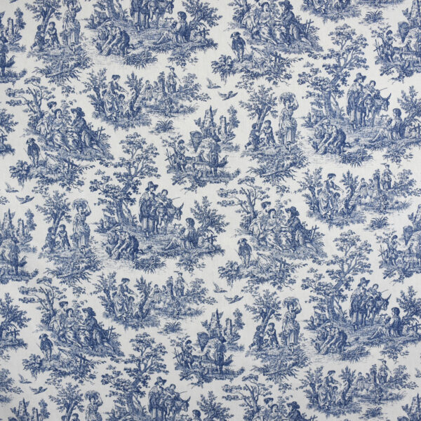 Greenhouse Fabrics S3130 Indigo upholstery fabric swatch for sample-first furniture planning
