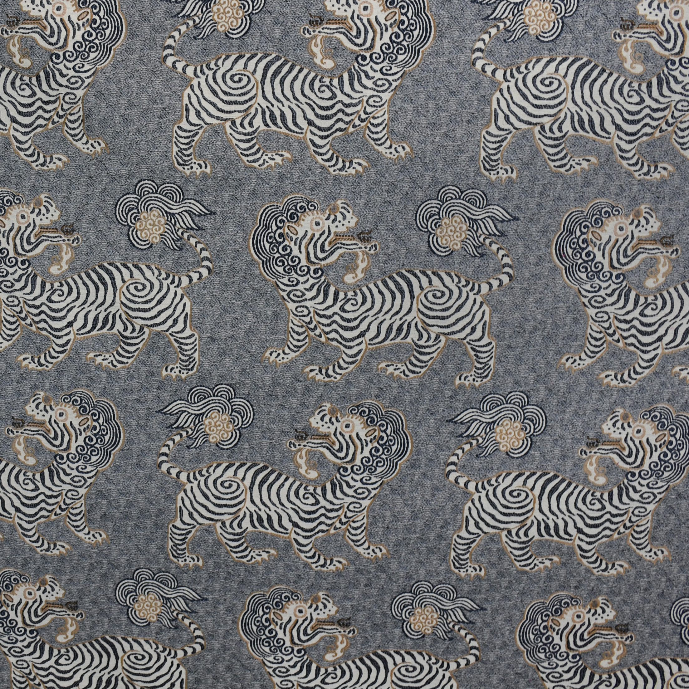Black upholstery fabric
