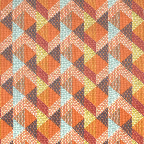 Greenhouse Fabrics S3444 Orange Crush upholstery fabric swatch for sample-first furniture planning