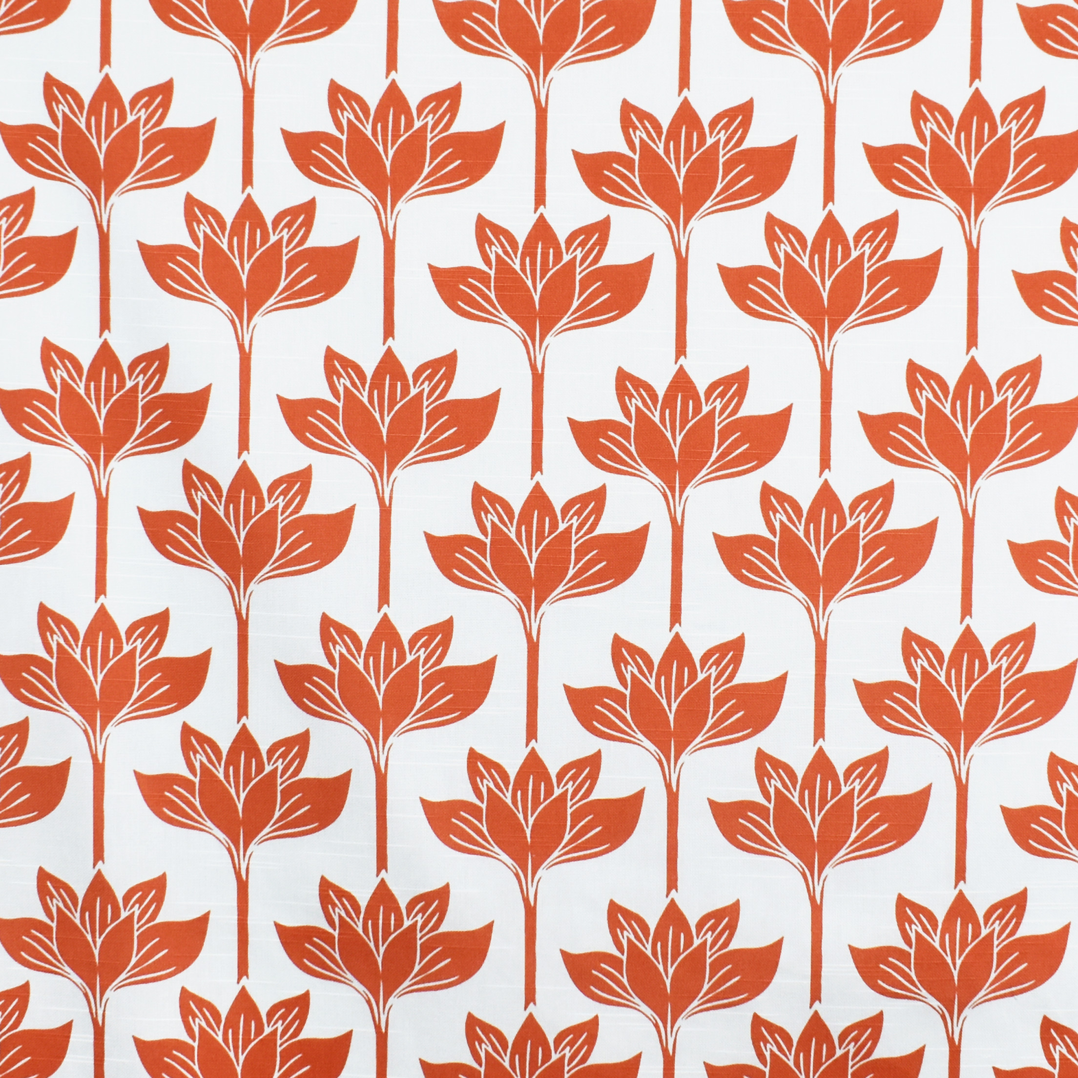 Orange upholstery fabric