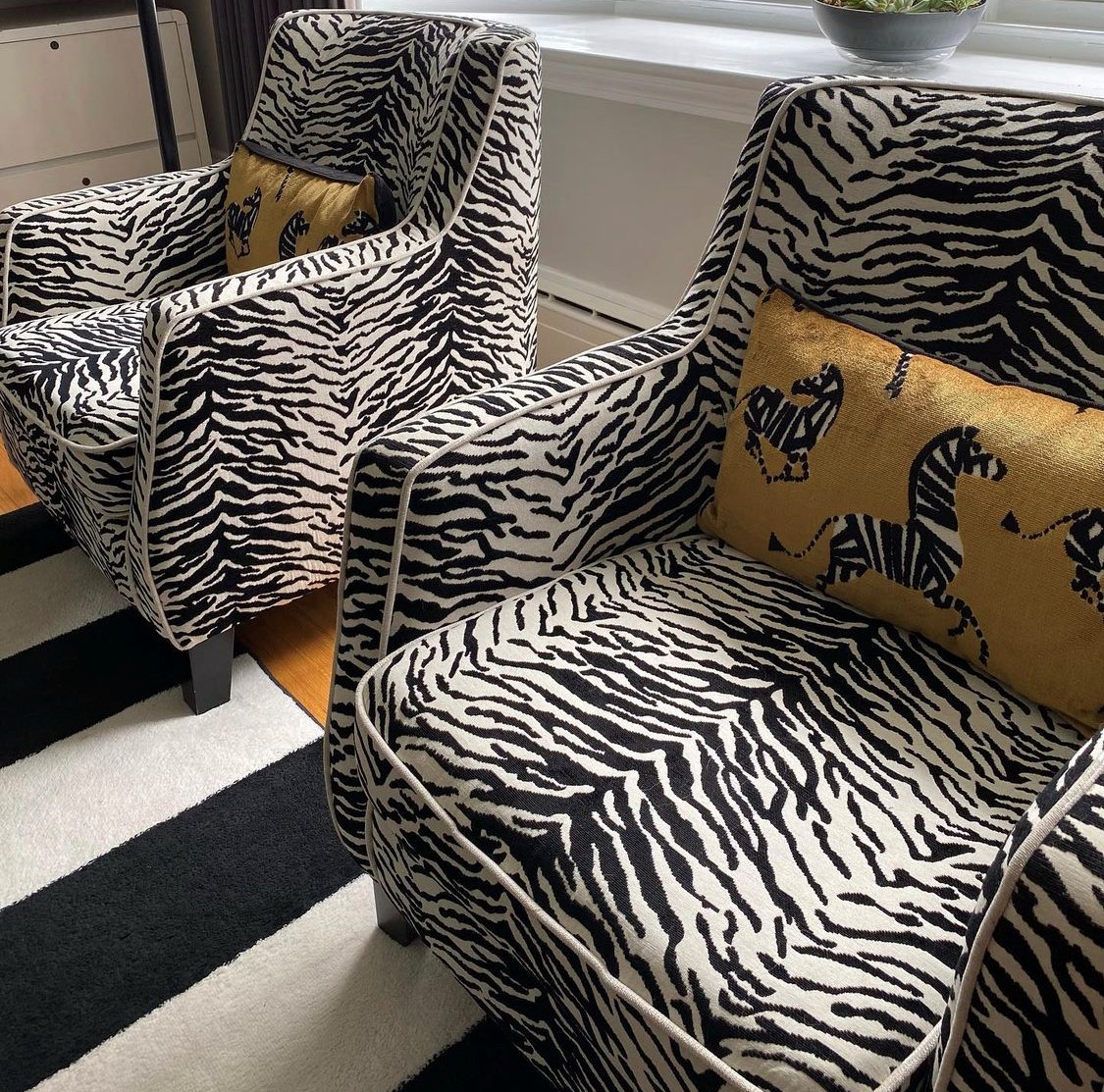 Gold upholstery fabric