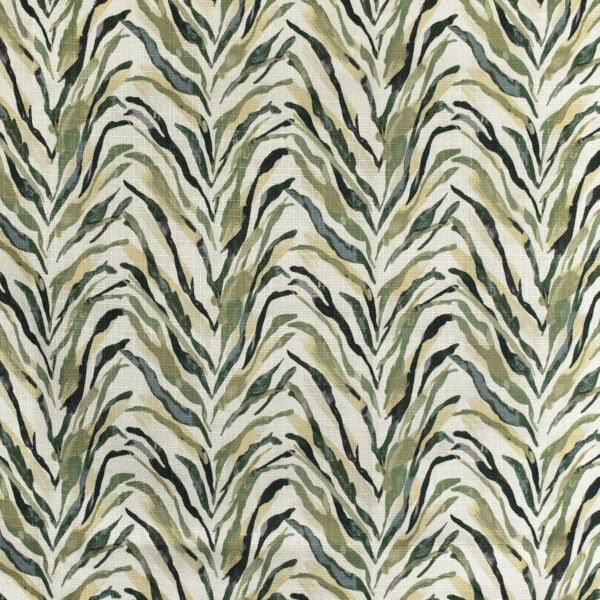 Green upholstery fabric