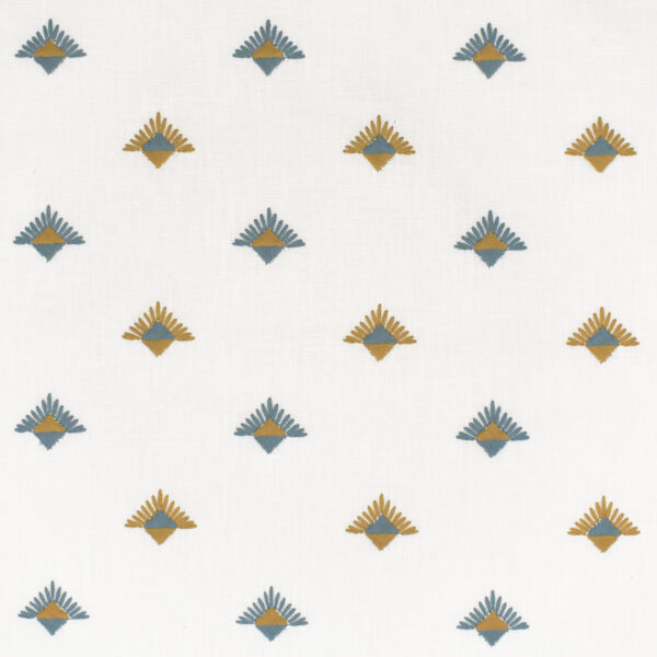 Greenhouse Fabrics S3618 Turquoise upholstery fabric swatch for sample-first furniture planning