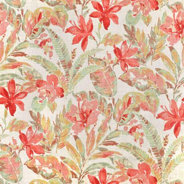 Greenhouse Fabrics S3625 Coral upholstery fabric swatch for sample-first furniture planning