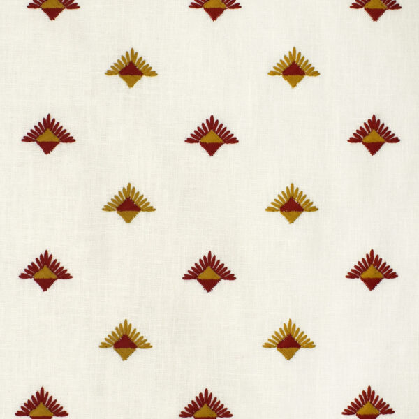 Red upholstery fabric