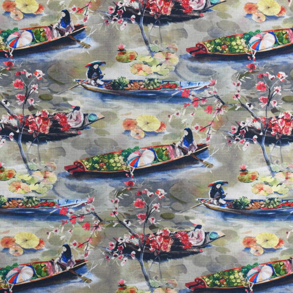 Yellow upholstery fabric