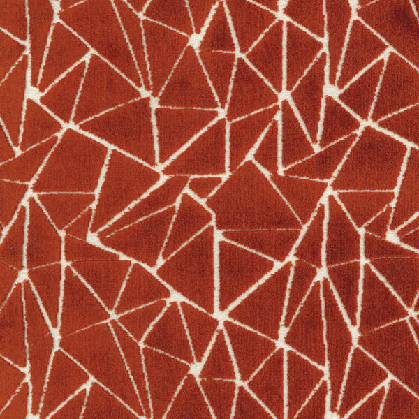 Red upholstery fabric
