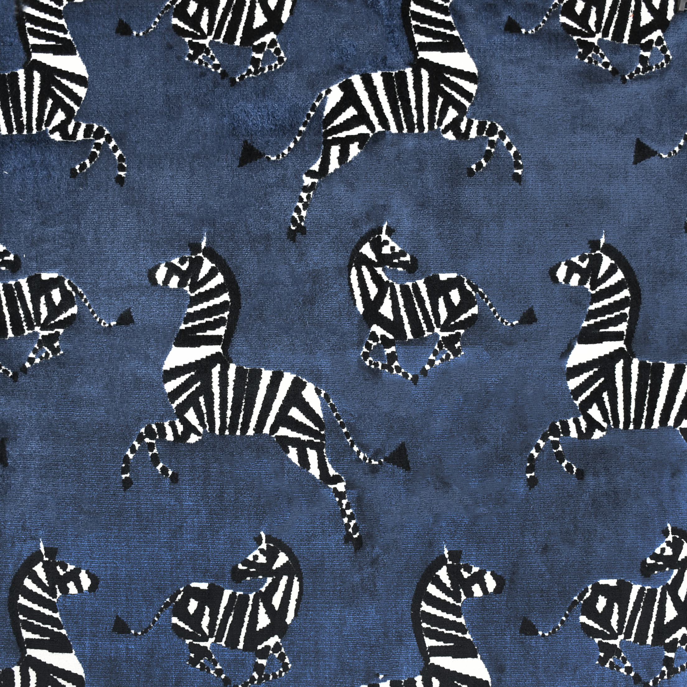 Navy upholstery fabric