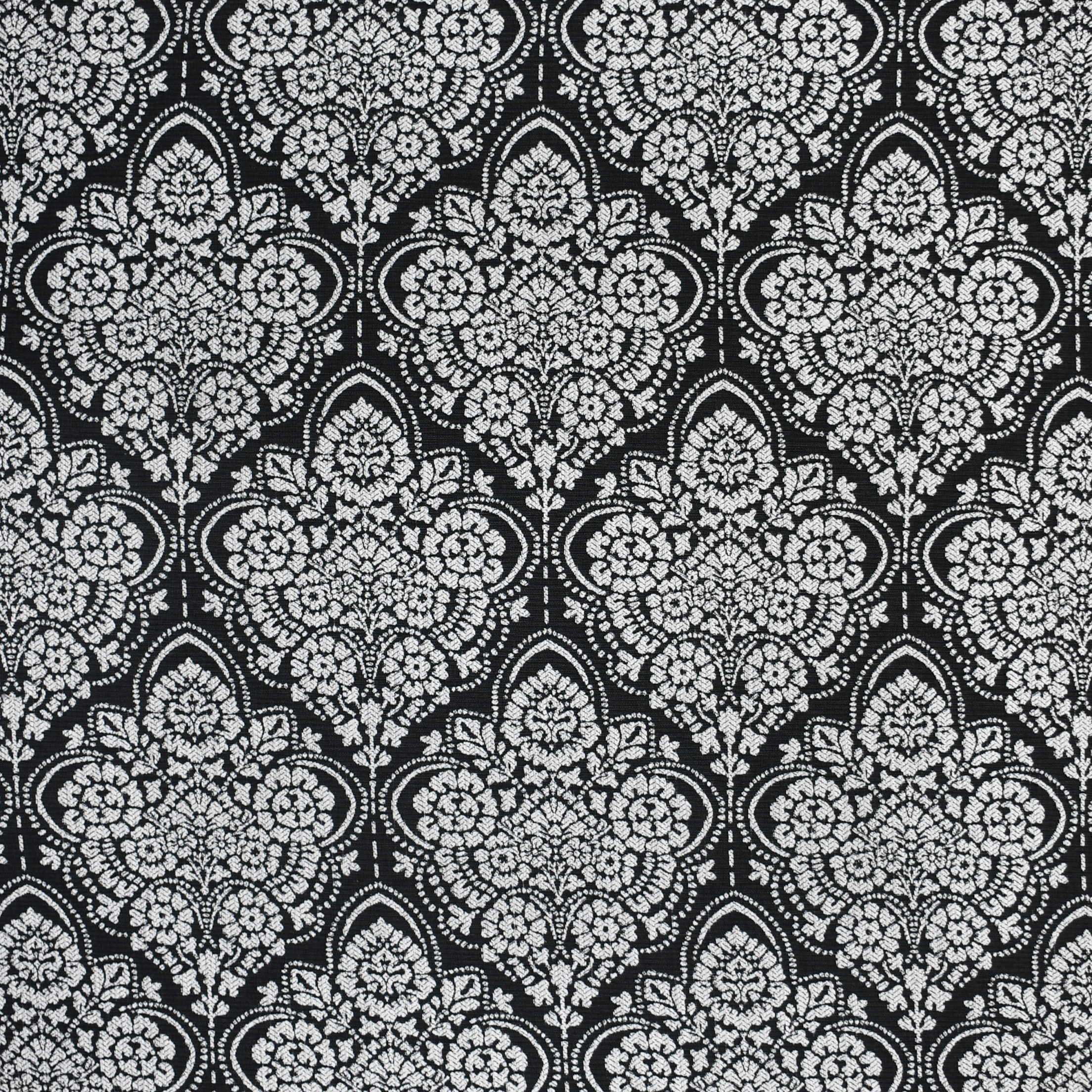Black upholstery fabric