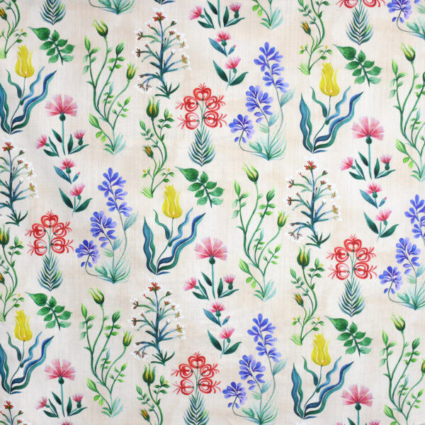 Yellow upholstery fabric