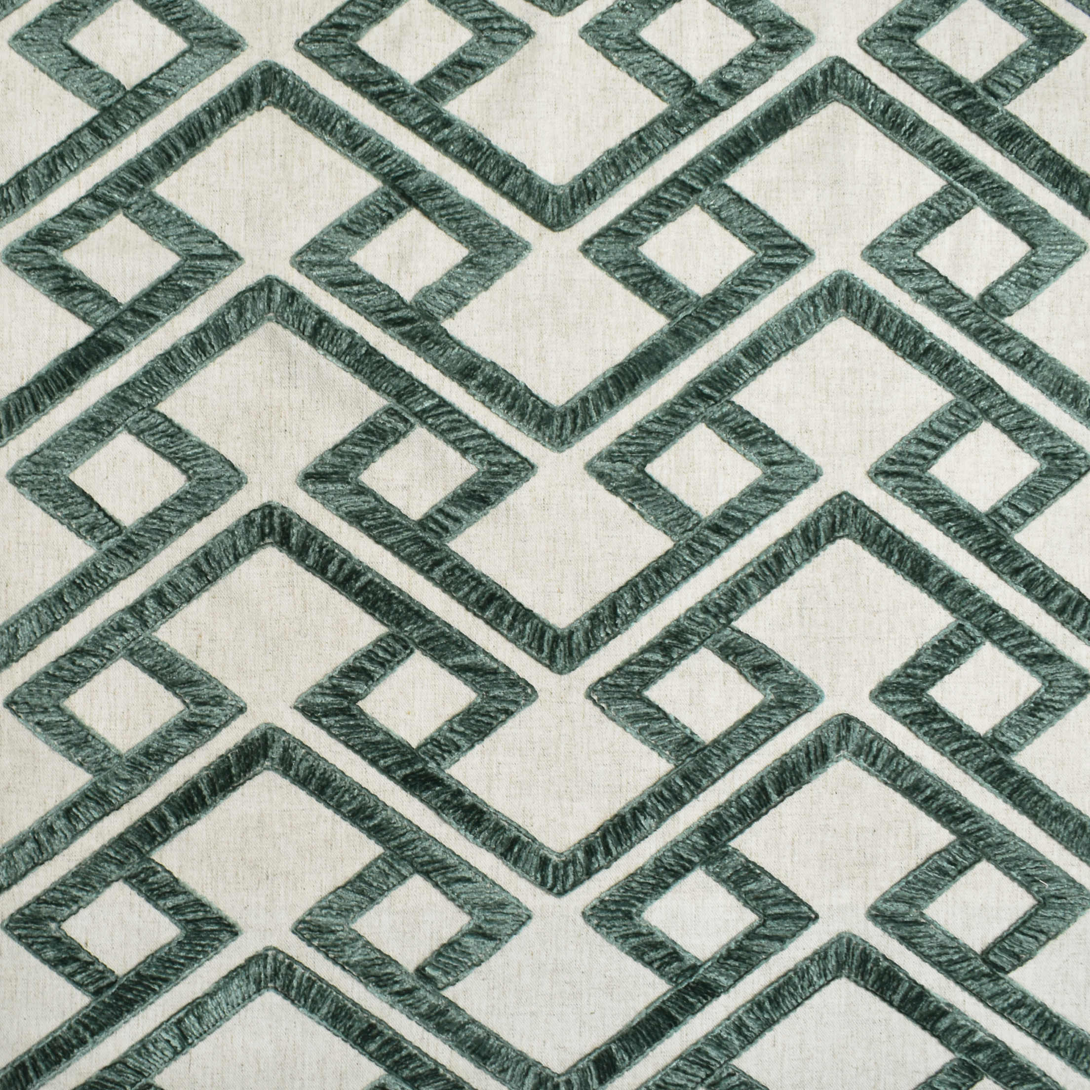 Green upholstery fabric