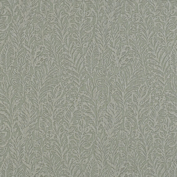 Green upholstery fabric