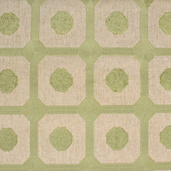Green upholstery fabric