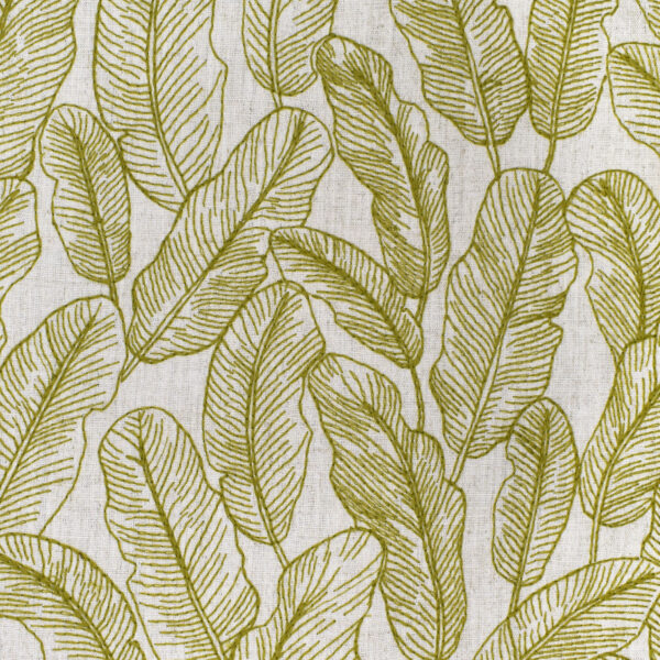 Green upholstery fabric