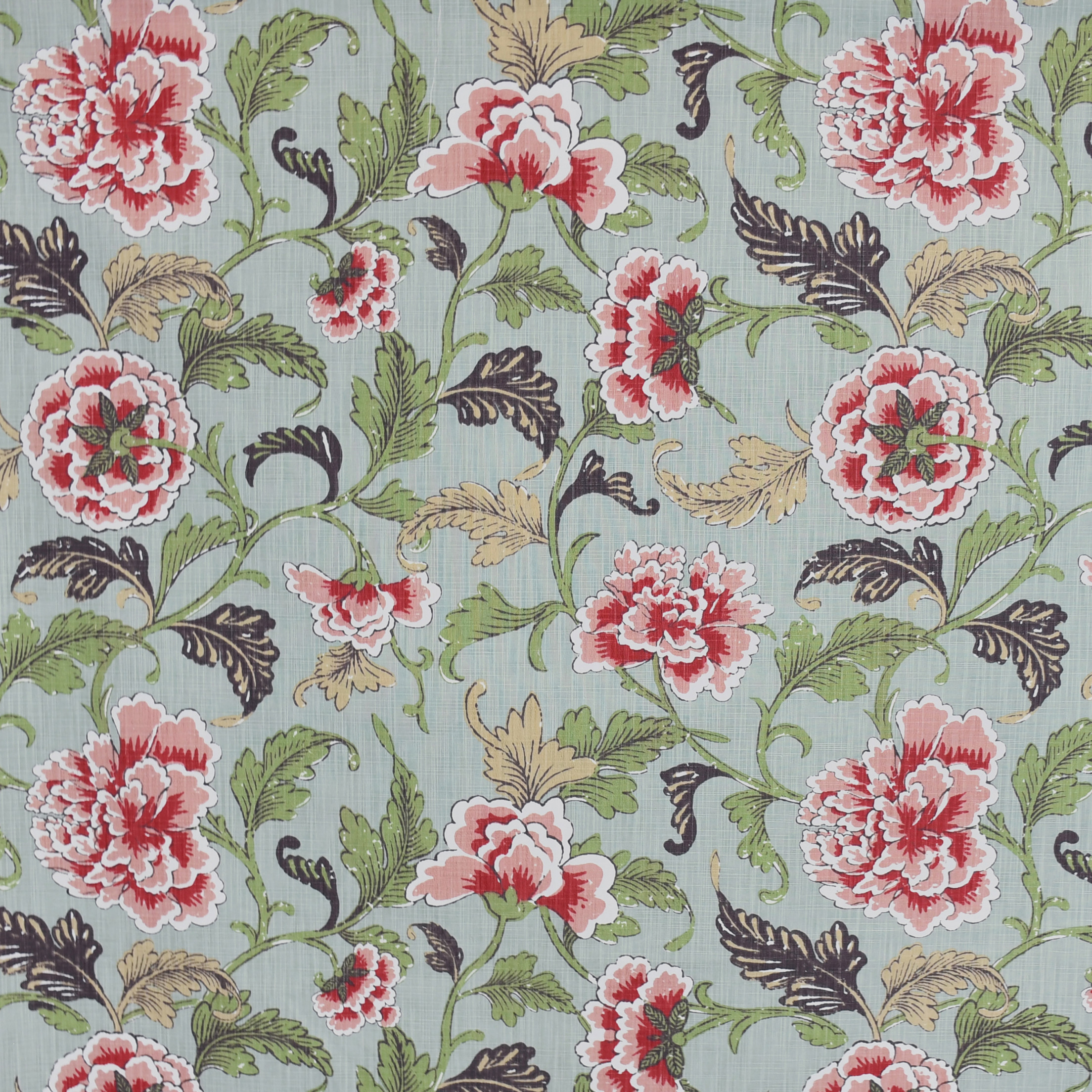 Teal upholstery fabric