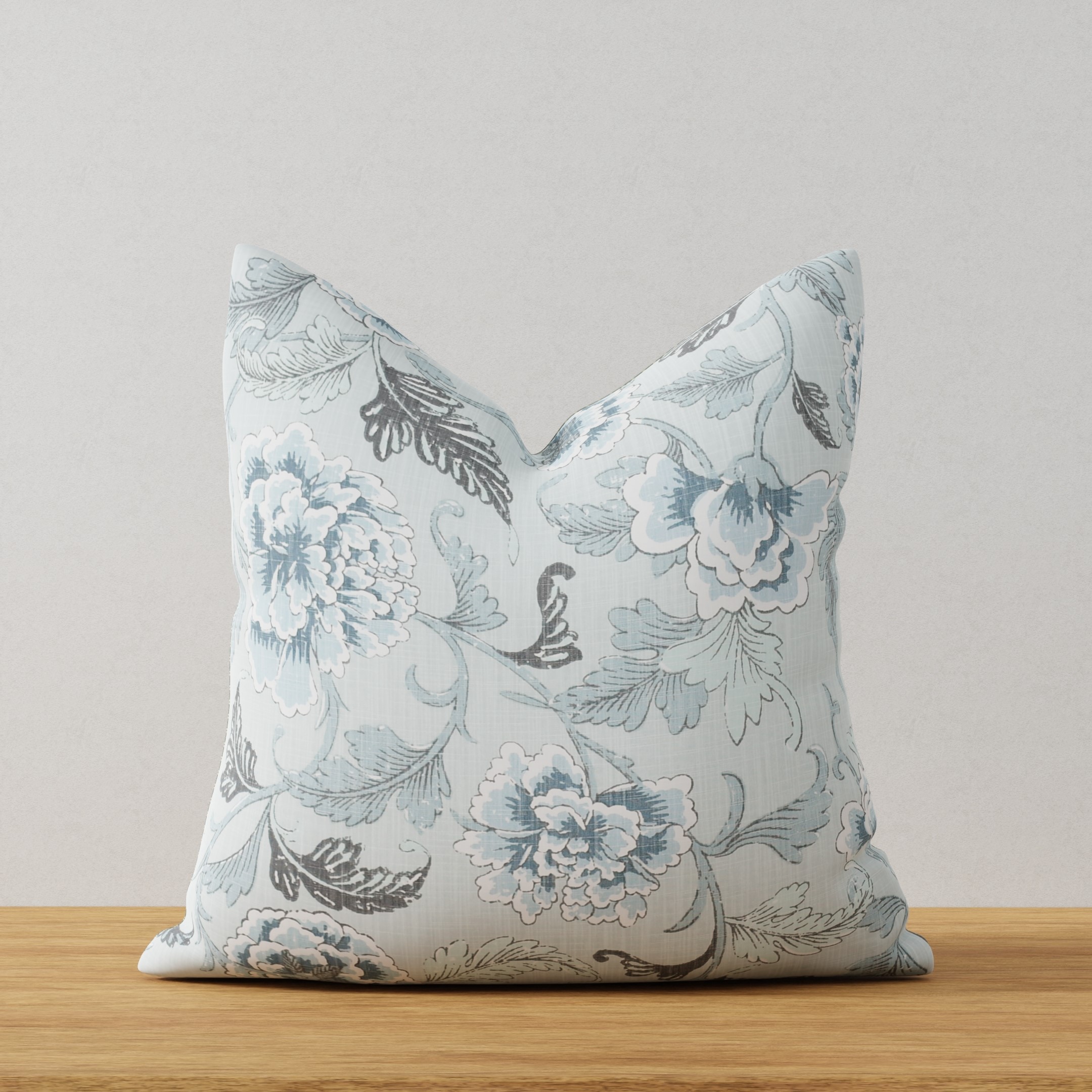 Blue upholstery fabric