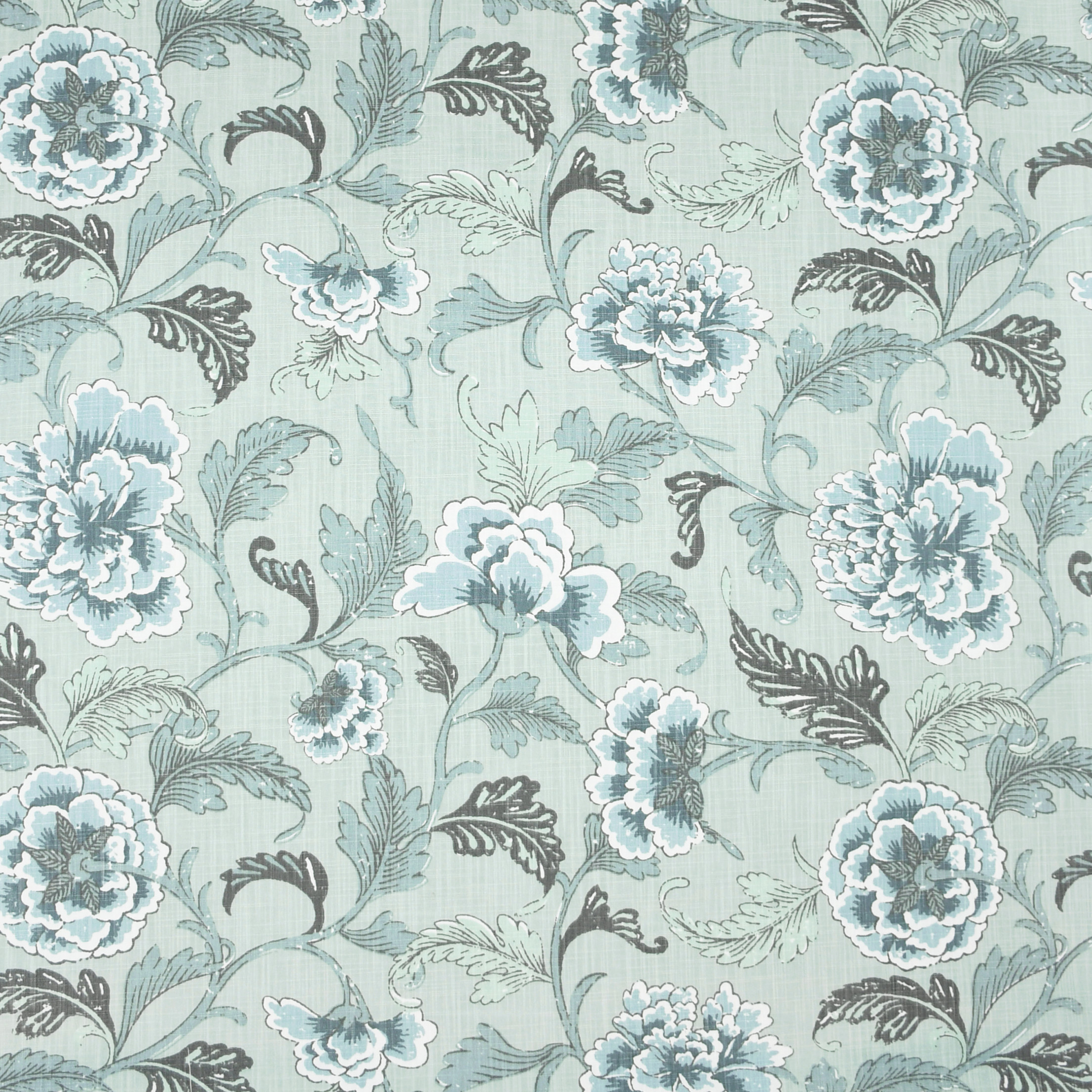 Teal upholstery fabric