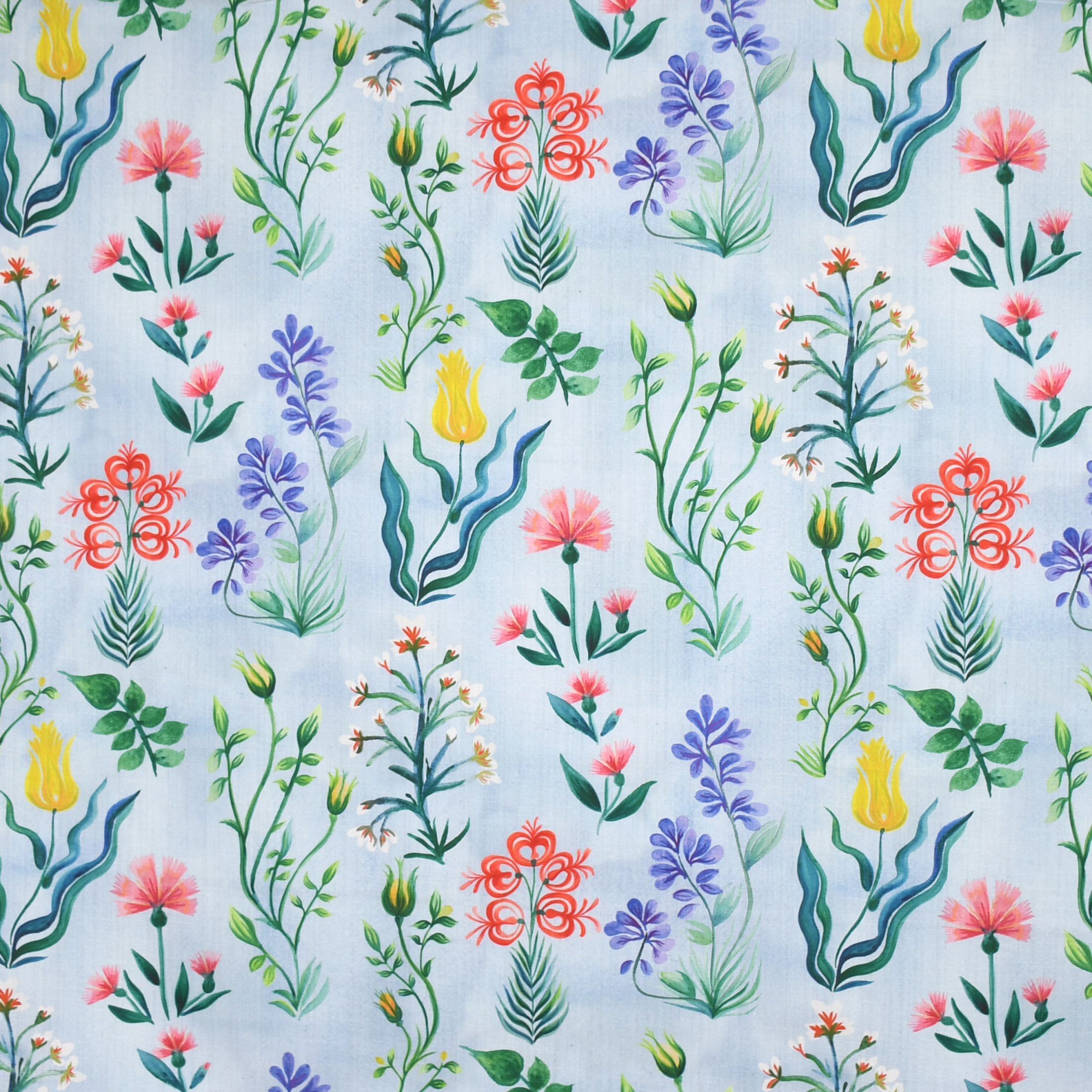 Yellow upholstery fabric