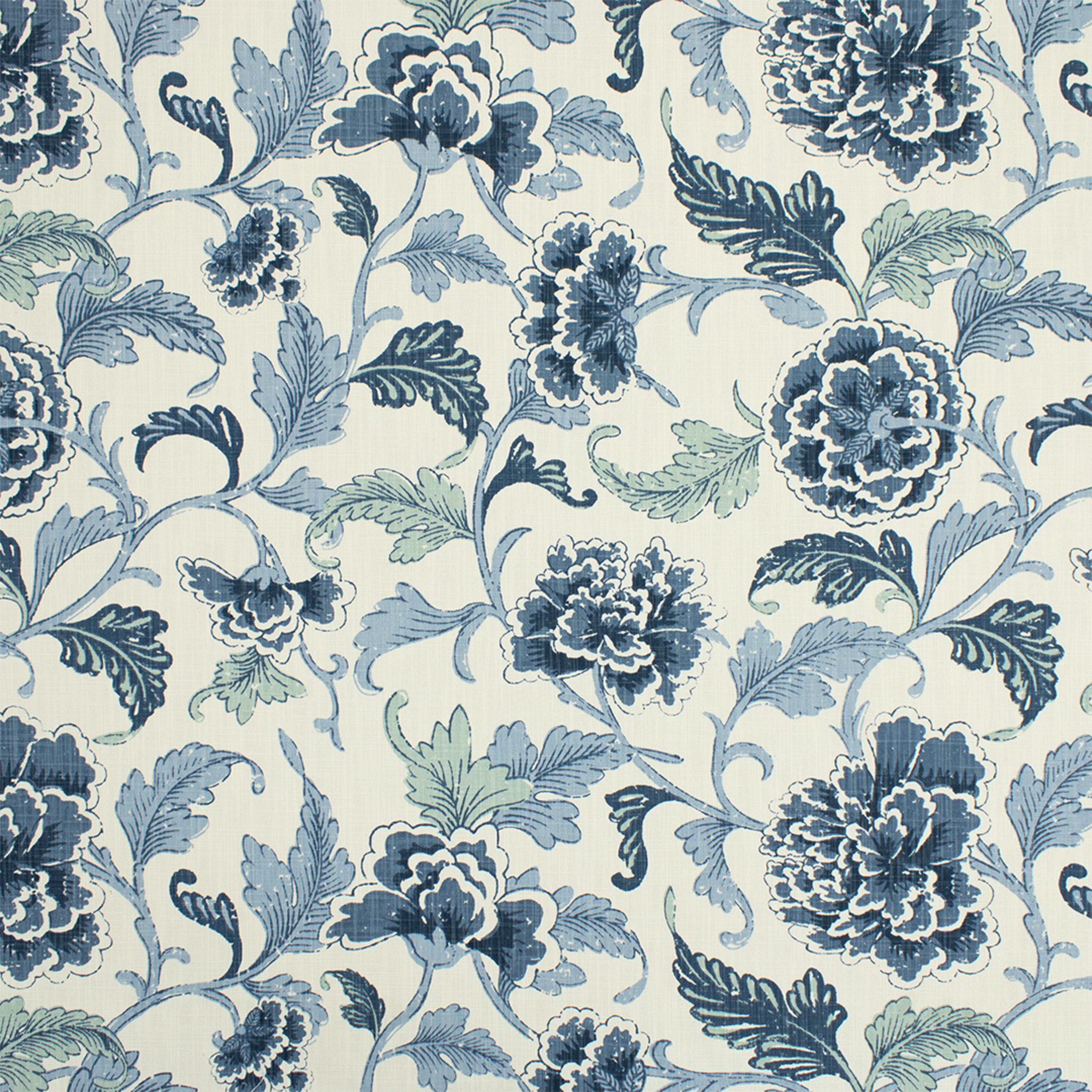 Blue upholstery fabric