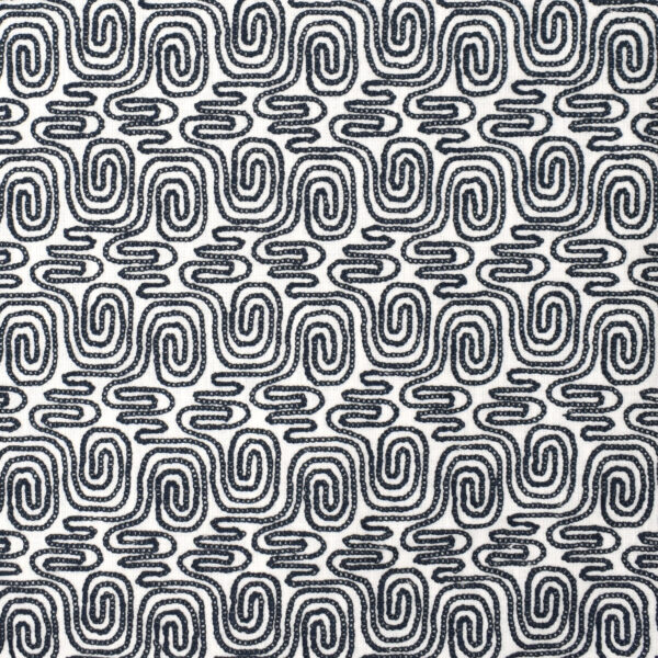 Greenhouse Fabrics S4030 Navy upholstery fabric swatch for sample-first furniture planning