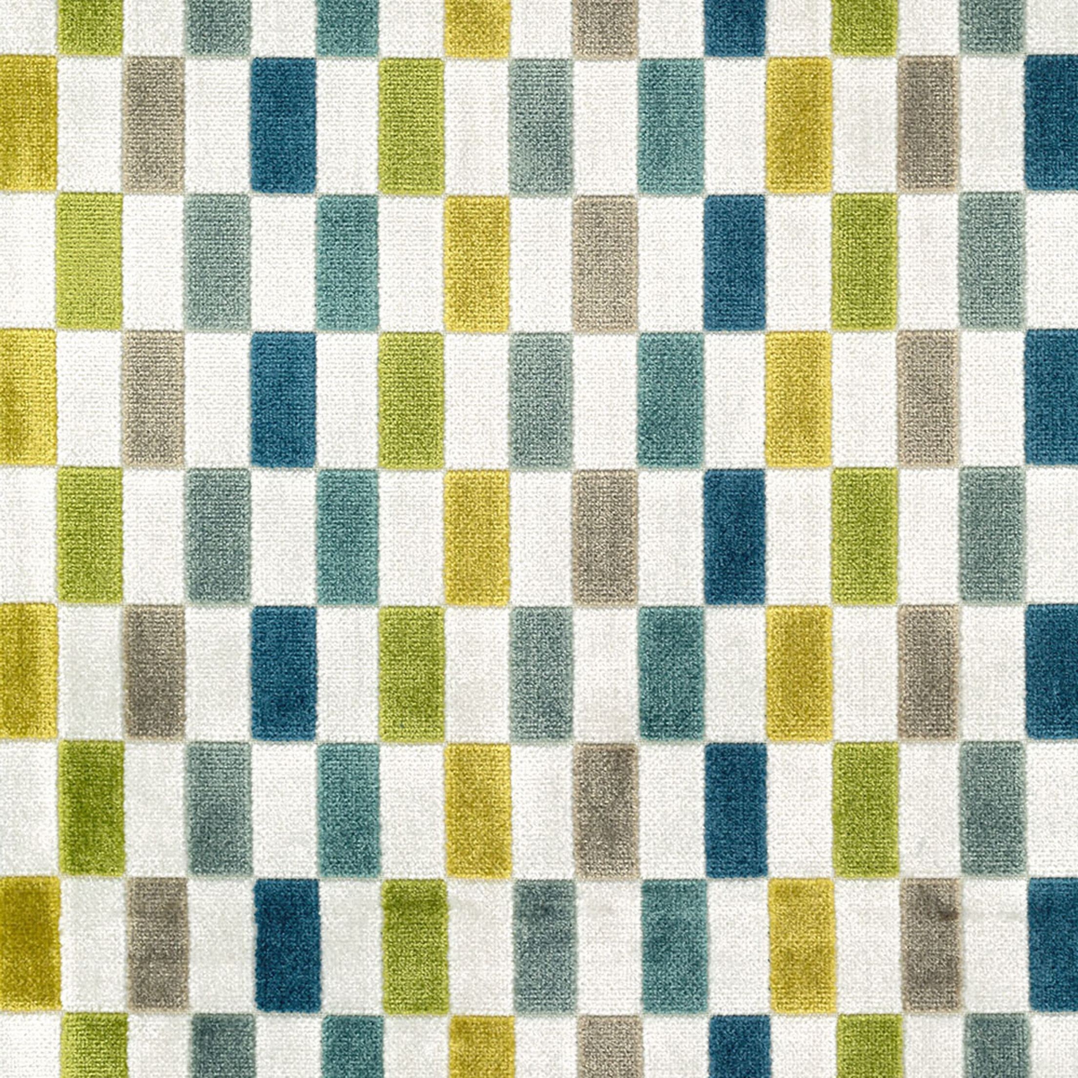 Green upholstery fabric