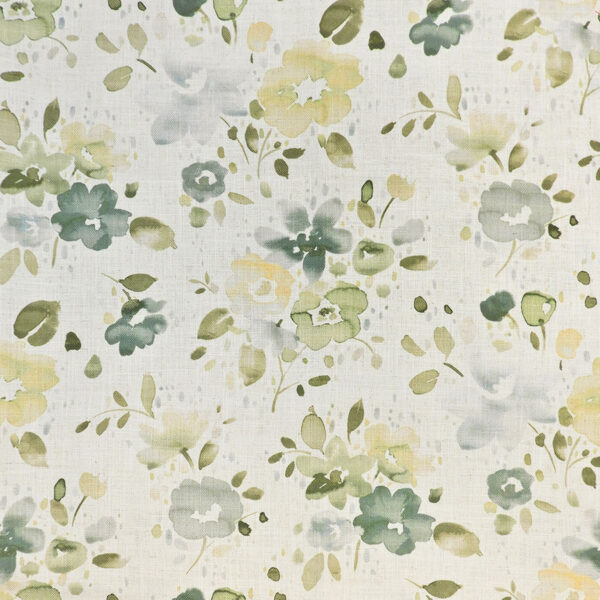 Green upholstery fabric