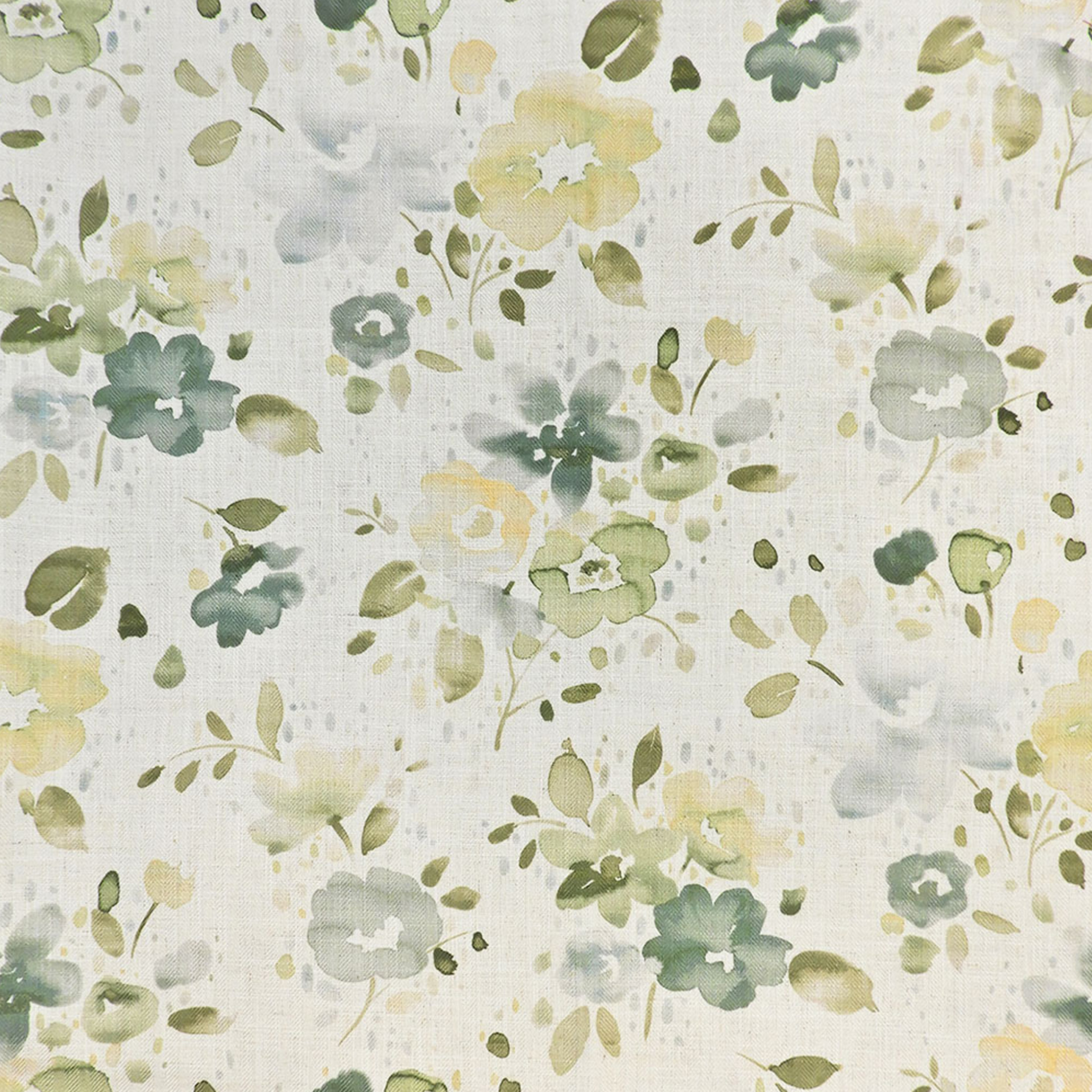 Green upholstery fabric