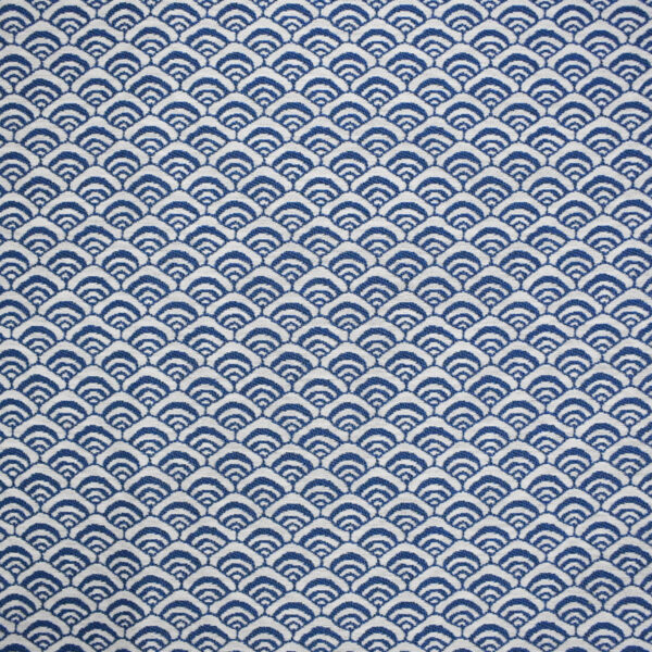 Blue upholstery fabric