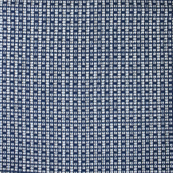 Greenhouse Fabrics S4523 Indigo upholstery fabric swatch for sample-first furniture planning