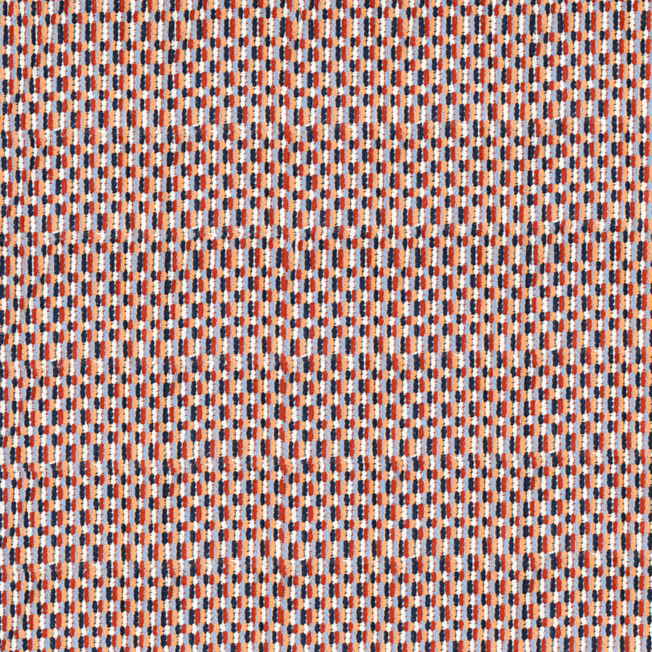 Orange upholstery fabric