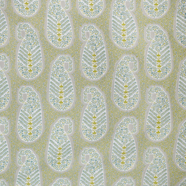 Green upholstery fabric
