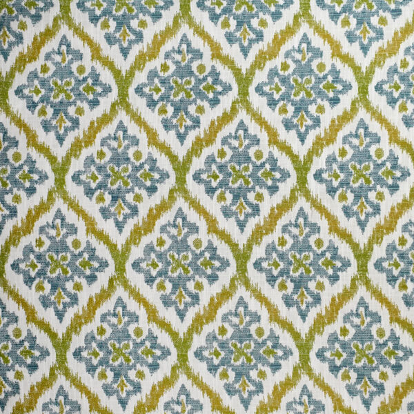 Green upholstery fabric