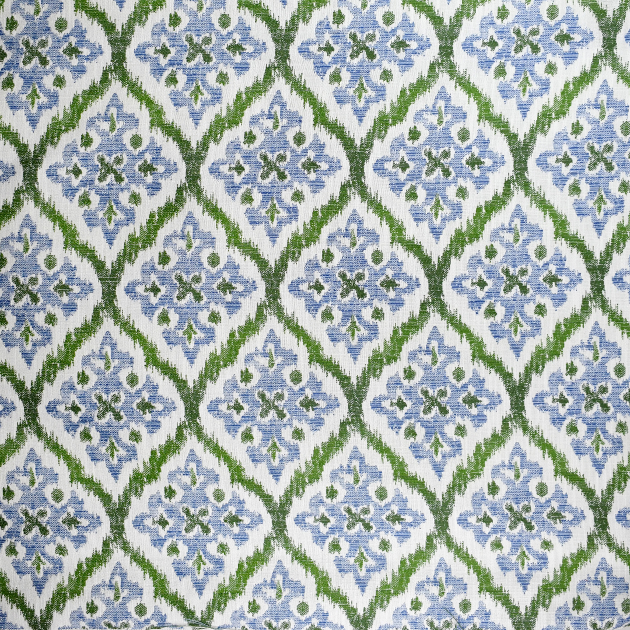 Green upholstery fabric