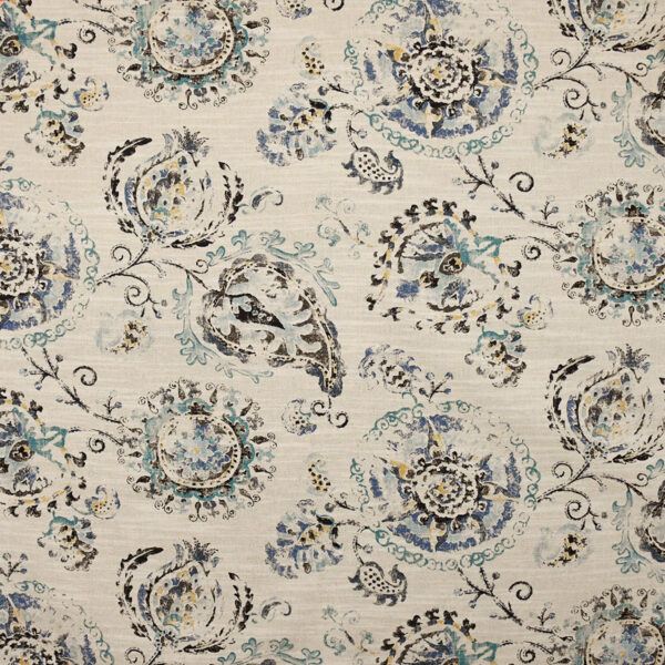Greenhouse Fabrics S4807 Indigo upholstery fabric swatch for sample-first furniture planning