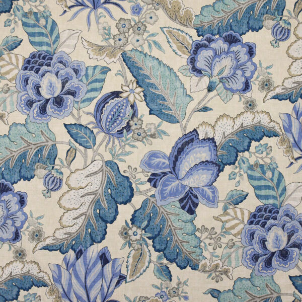 Greenhouse Fabrics S4808 Blues upholstery fabric swatch for sample-first furniture planning