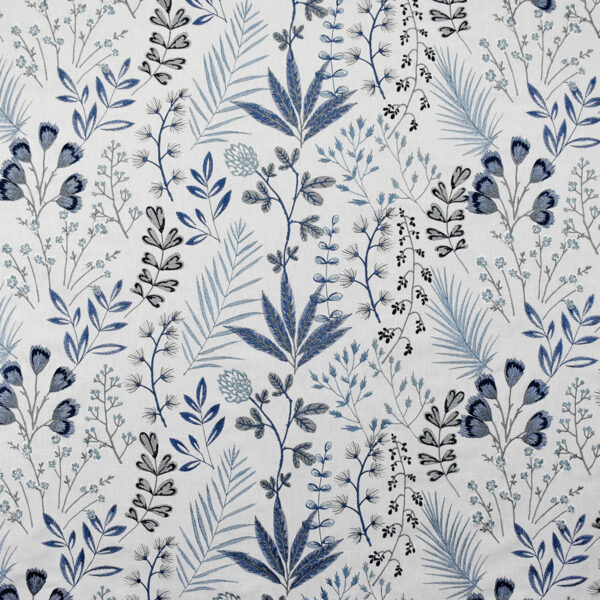 Greenhouse Fabrics S4837 Blue Jay upholstery fabric swatch for sample-first furniture planning