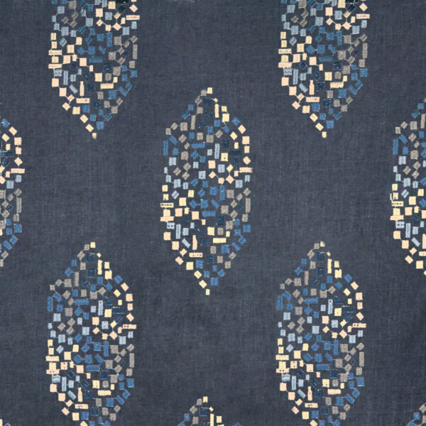 Greenhouse Fabrics S4840 Ink upholstery fabric swatch for sample-first furniture planning