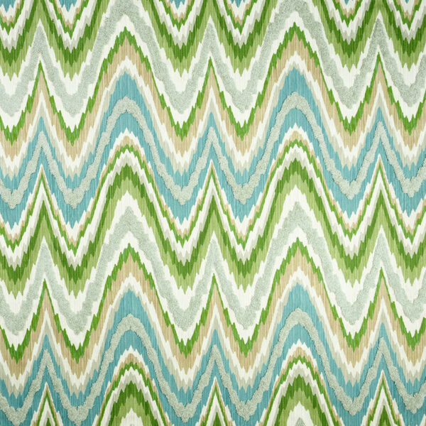Green upholstery fabric