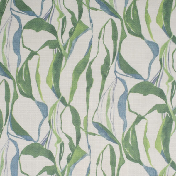 Green upholstery fabric