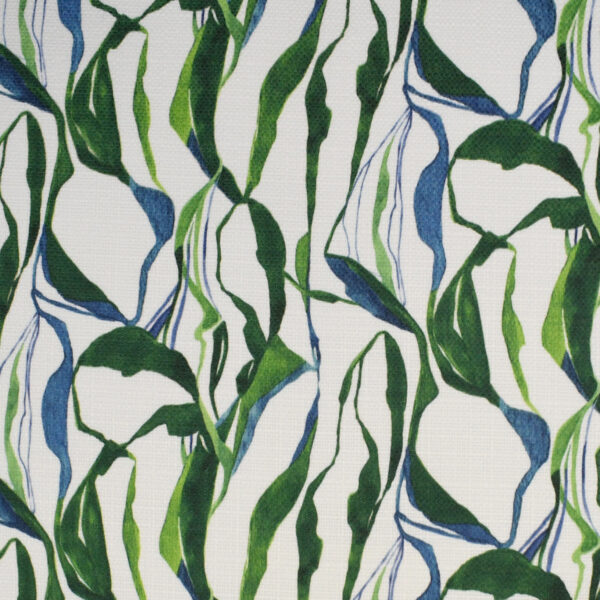 Green upholstery fabric