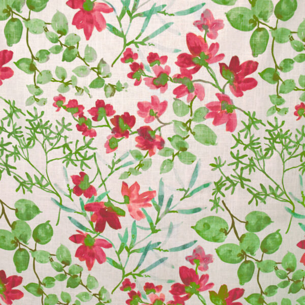 Greenhouse Fabrics S4920 Coral upholstery fabric swatch for sample-first furniture planning