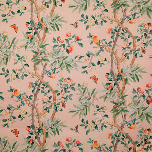 Greenhouse Fabrics S4922 Rose upholstery fabric swatch for sample-first furniture planning