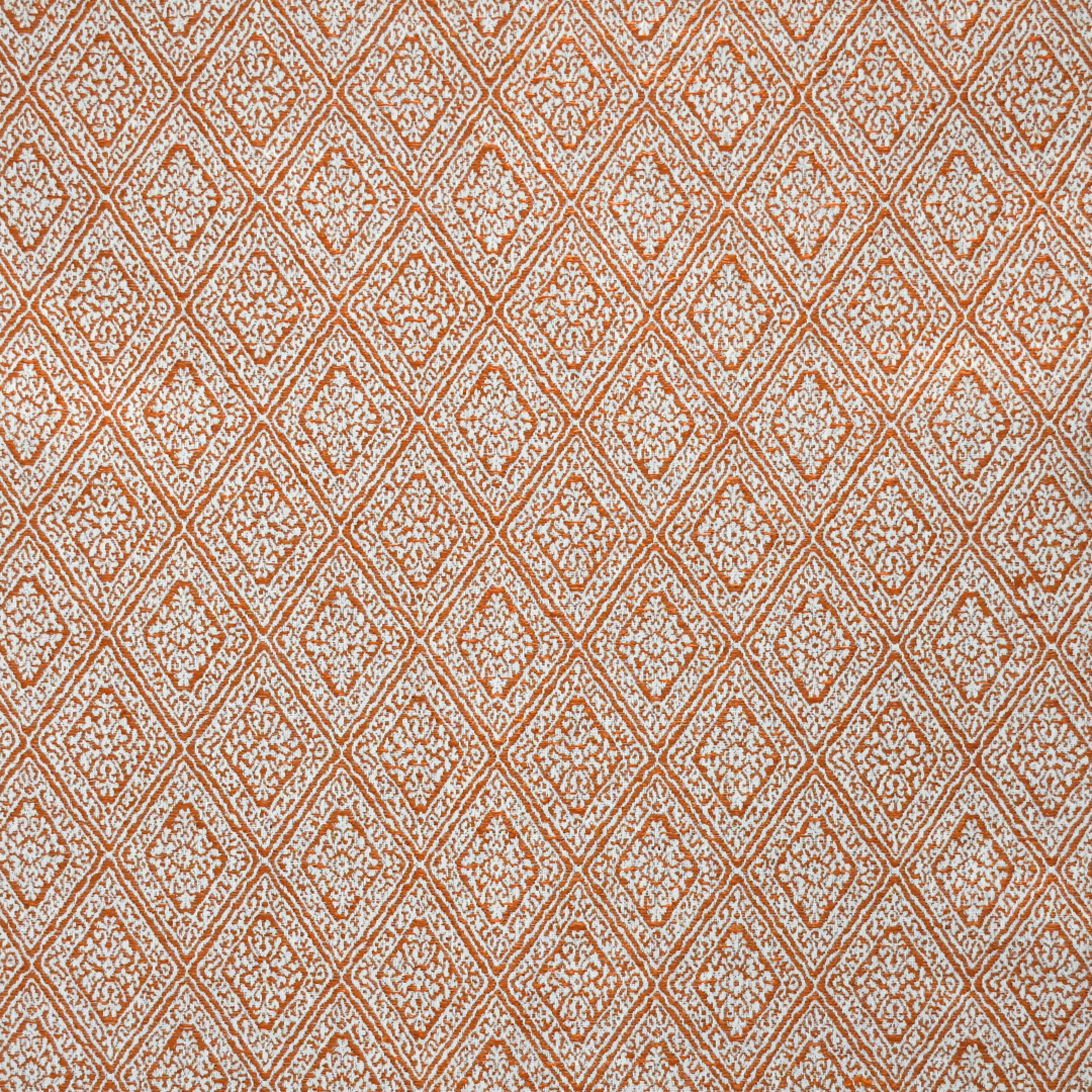 Orange upholstery fabric