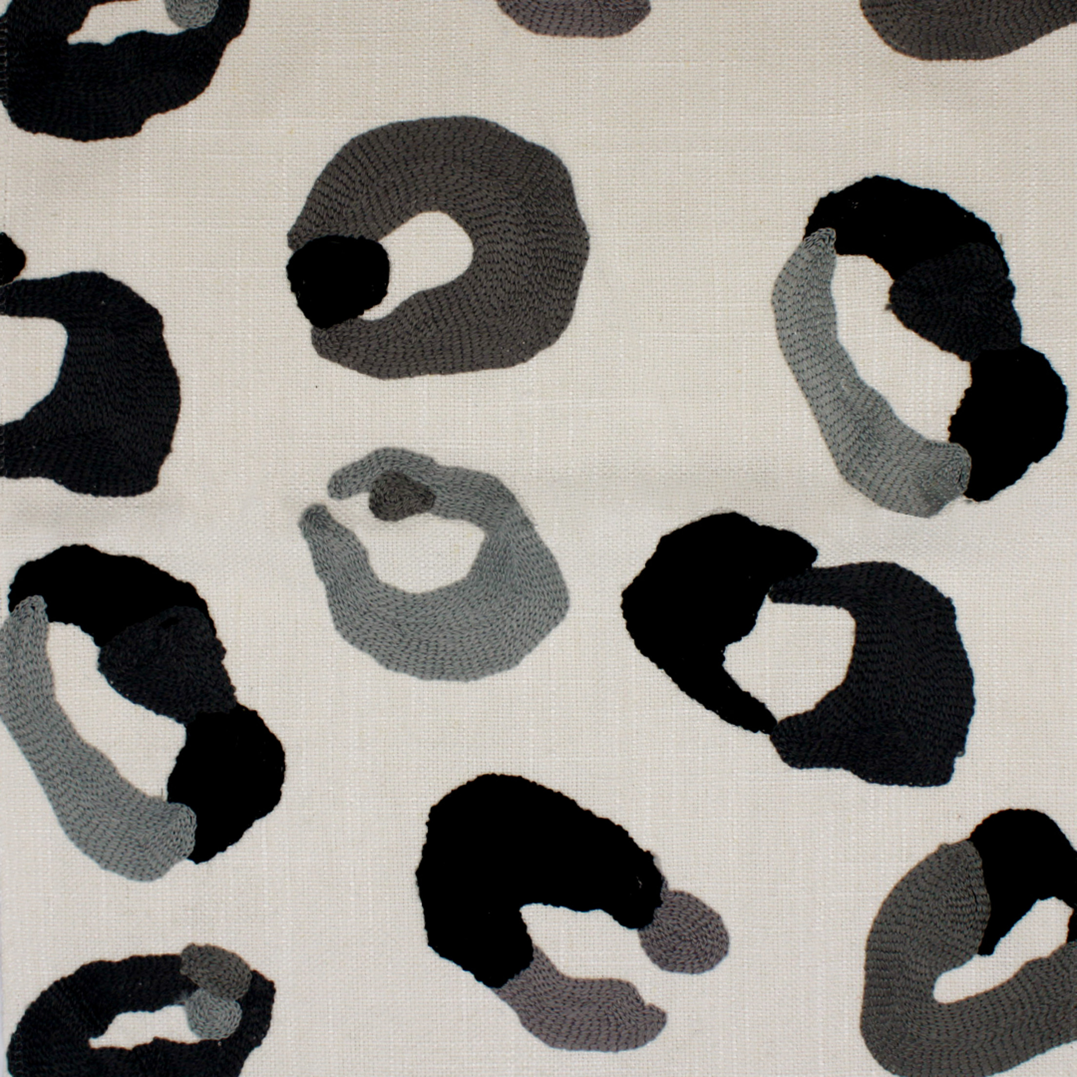 Black upholstery fabric