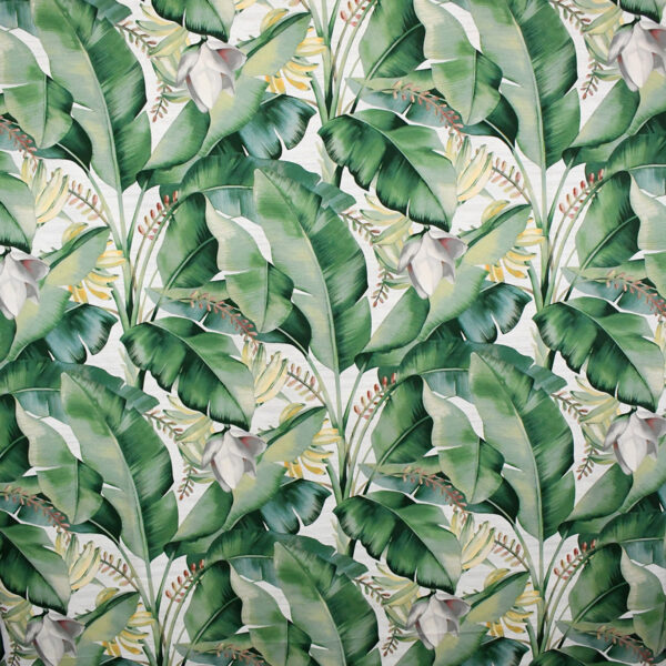 Green upholstery fabric