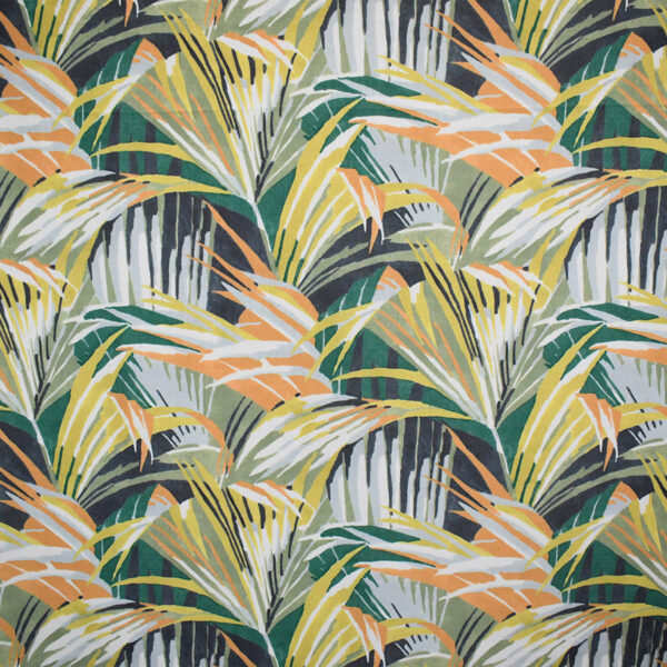 Orange upholstery fabric