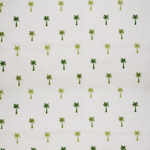 Green upholstery fabric