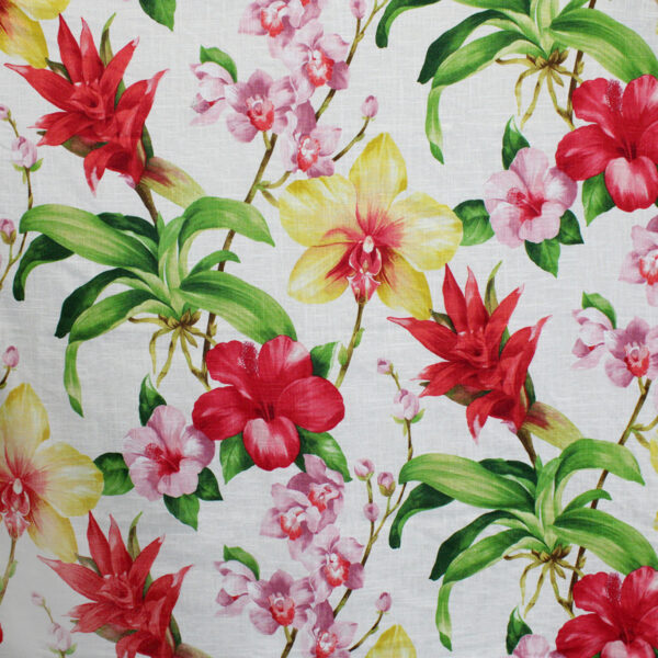 Greenhouse Fabrics S5126 Fruit Punch upholstery fabric swatch for sample-first furniture planning