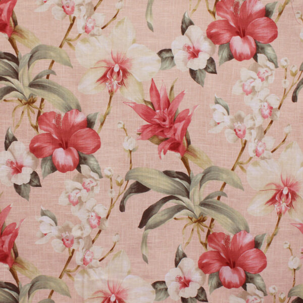 Pink upholstery fabric