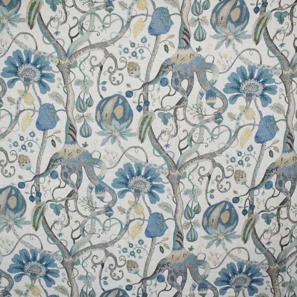 Greenhouse Fabrics S5170 Antique Blue upholstery fabric swatch for sample-first furniture planning
